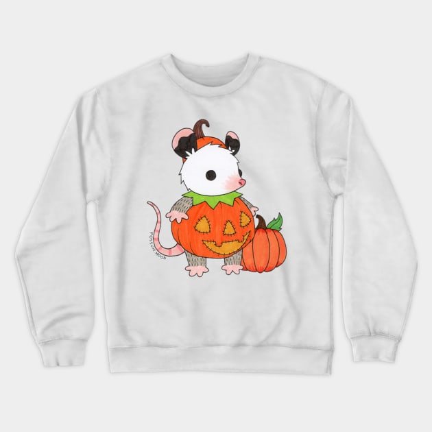 Pumpkin Costume Crewneck Sweatshirt by Possum Mood